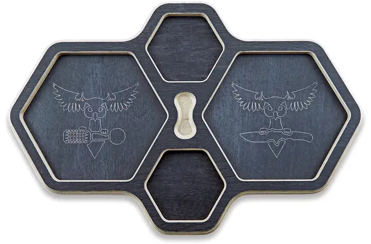AuCon Tray Hex Black